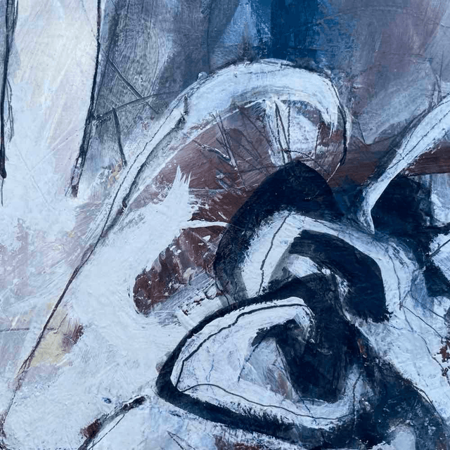 Créativité débordante,50x50x3cm, 2 versions, Peintures de Eva Chesneau, sur bois, bords peints, prêt à être accroché, sans cadre