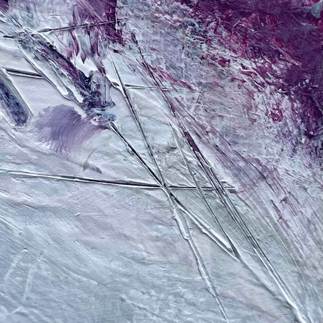 Turbulences, 80x80x2,5cm, Tableau de l’artiste Eva Chesneau, sur TOILE, bords peints, prêt à être accroché, sans cadre