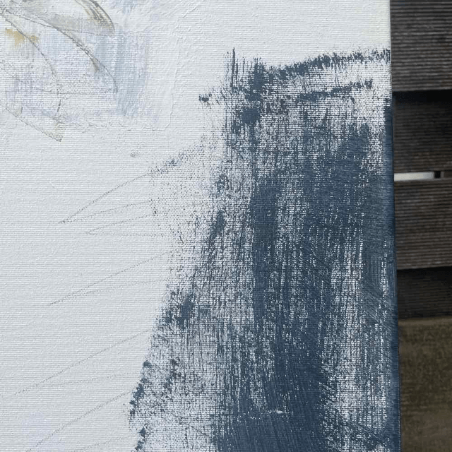 Ascension périlleuse,200x120x3cm, Diptyque de l’artiste Eva Chesneau, sur toile, bords peints, prêt à être accroché, sans cadre