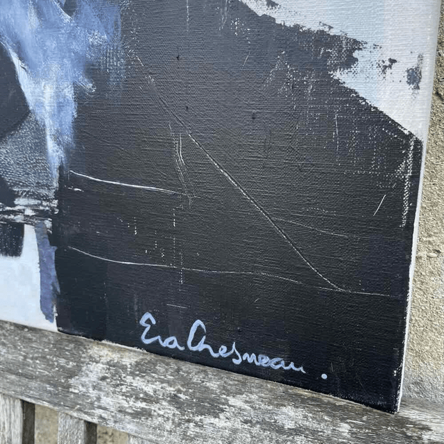 Fille qui danse-81x100x2,5cm, Œuvre de l’artiste Eva Chesneau, sur TOILE, bords peints, prêt à être accroché, sans cadre
